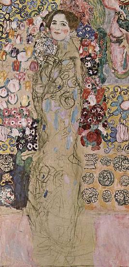 Gustav Klimt Portrat der Maria Munk Sweden oil painting art